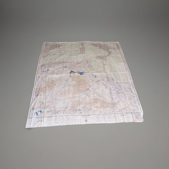 US Air Force Aeronautical Chart Service Cloth Map 1950 CL300 E & W Mediterranean - Picture 2 of 10